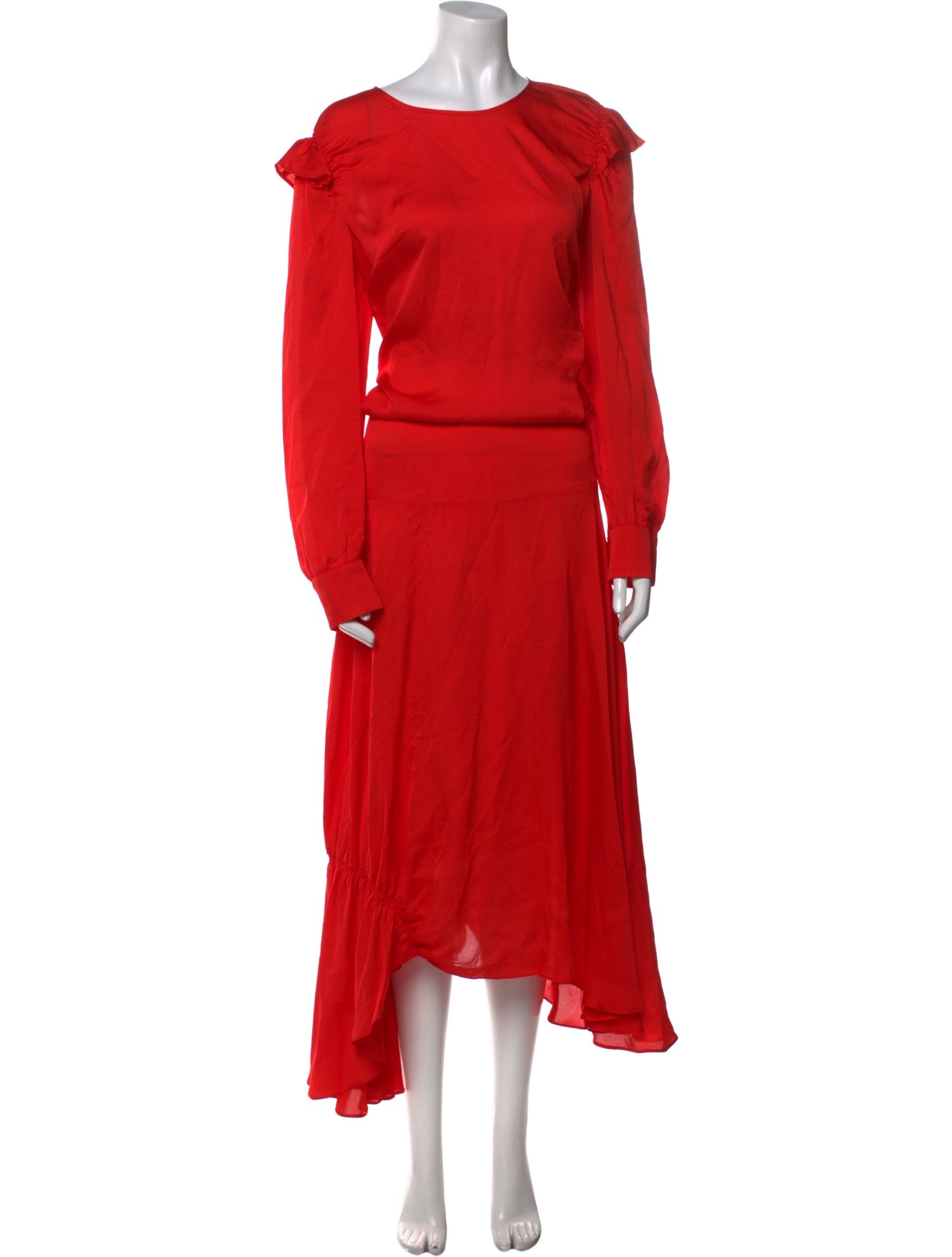 Preen Line Crew Neck Midi Length Dress